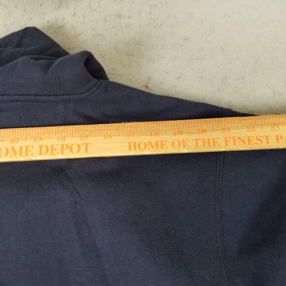 Virginia Cavaliers Hoodie Mens Medium Navy Orange NCAA College Pullover Fleece - Picture 6 of 10